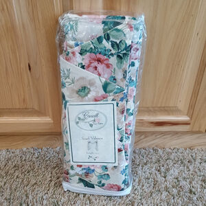 NOS Vintage Croscill Country Manor Scarf Valance 43" X 174"